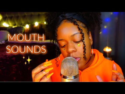 ASMR - FAST & INTENSE MOUTH SOUNDS 🤤🧡✨(BRAIN MELTING TINGLES)✨