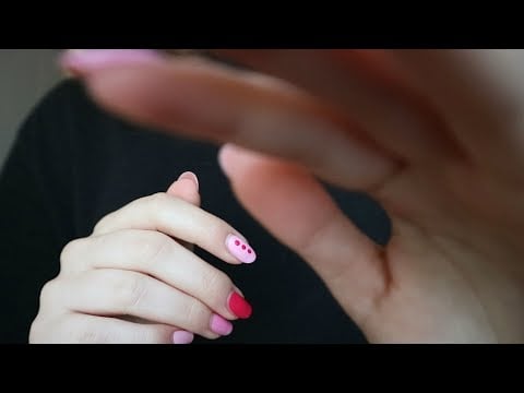 [ASMR] Super slow & up close hand movements + mouth sounds (no talking)