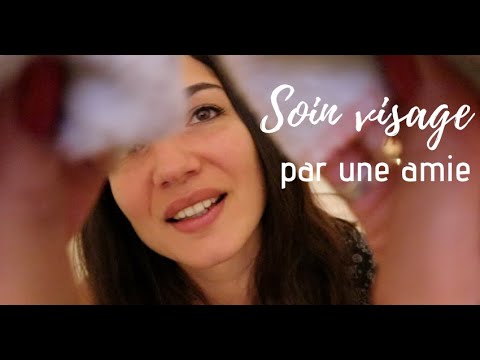 ASMR ROLEPLAY * Masque visage naturel du dimanche soir par une amie * 06/09