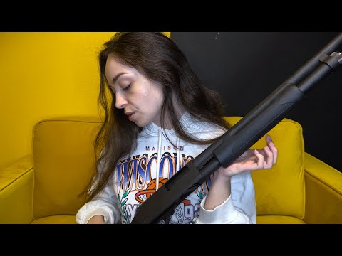 ASMR Intense H&R Pump Action 12 Gauge Shotgun w/ Whispering, Tapping, Gun Sounds For Deep Sleep