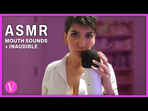 ASMR | MOUTH SOUNDS+INAUDIBLE [Cosquillas extremas para DORMIR]