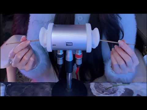 Sleep Now ASMR | 4HR Deep Ear Cleaning with Goose Feather, Cloud Knife & Wood Mat (No Talking)