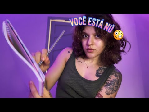 ASMR ~ Artista te desenhando, mas você está nú 😫💘🏳️‍🌈