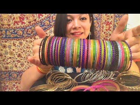 ASMR My Indian Bangle Store * Soft Spoken * Lo-fi sound*