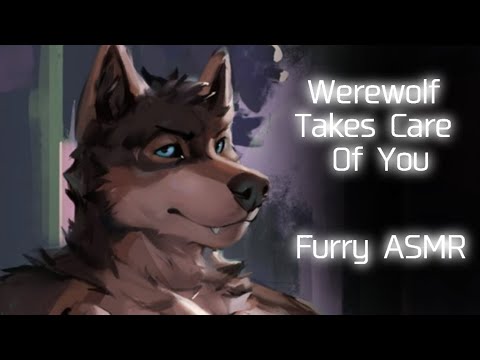 [Furry ASMR] Werewolf Takes Care Of You (Kissing, Petting, Snuggles)