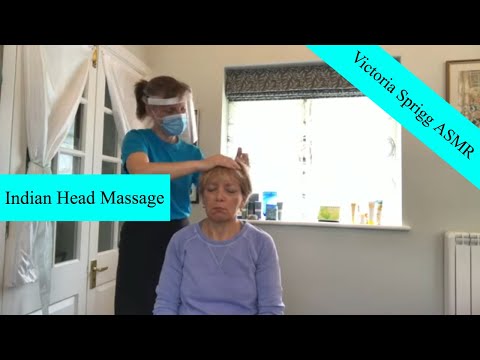 ASMR WHOLE Indian Head Massage with Victoria and Kate