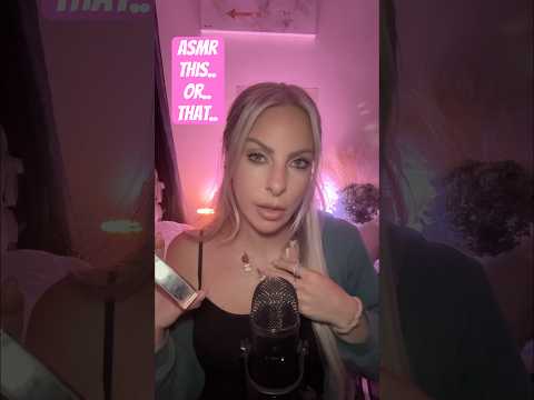 ASMR CLICKY Whisper & CLICKY Nail Sounds ASMR This Or That #asmrsounds #asmrvideo #asmrshorts