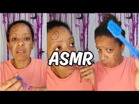 FAZENDO SUAS SOBRANCELHAS NA PRISÃO #asmrroleplay#humor