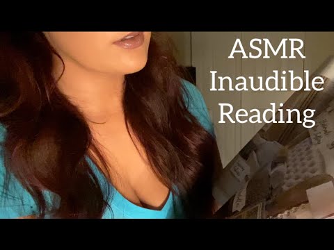 ASMR | Inaudible Whispers, Gum Chewing, Magazine Page Turning