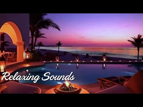 Relaxing Smooth Sound of Jazz Music and Soothing Sounds of Water Ocean Waves