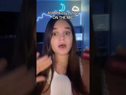 ASMR Fizzy Lotion on the Mic!! #asmrtapping  #asmrwhispering #asmrtriggers