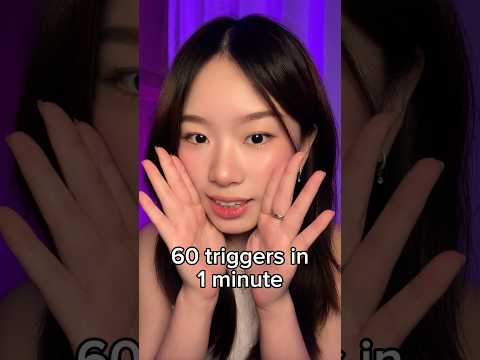60 triggers in 1 minute #asmr