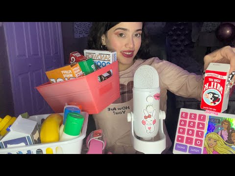 ASMR~ ROLE~PLAY LA CHICA TE COBRA EN EL SUPERMERCADO Y OPINA DE TUS COMPRAS/ TAPPING, PARA 💤DORMIR