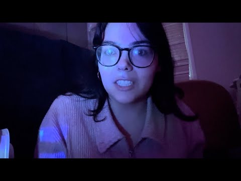 ASMR doing my makeup at night