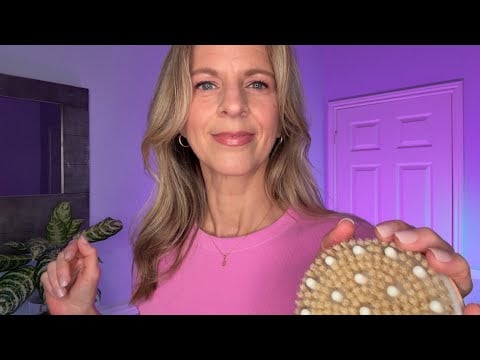 ASMR Spontaneous Massage Session | Trying Out New Products