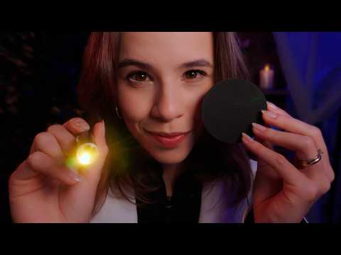 ASMR Exame de Olhos Cansados 👁️ Baixa Estimulação para Relaxar e Descansar