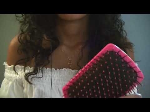 Ambers ASMR: *** Haircut Role-Play {Spraying+ soft brushing + scissor sounds} RELAXING!!!***