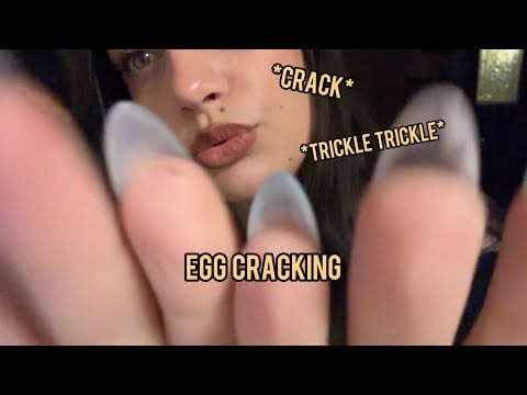 Fast Aggressive ASMR Egg Cracking/X Marks The Spot & Shoulder Squeezing