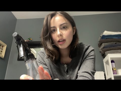 asmr quickly getting stuff out of your eye