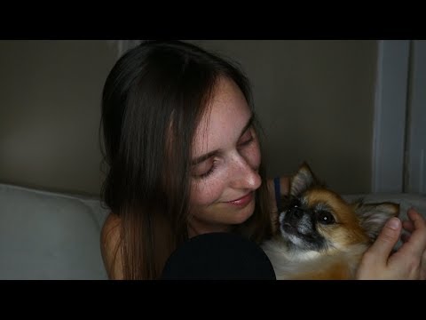Sleepy ASMR ♥ Get Cozy With Me, My Doggo & Plush Collection