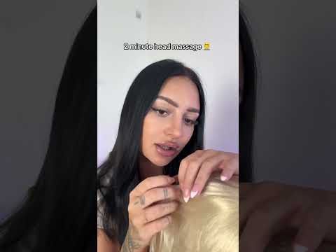 Do you enjoy a head Massage? ￼ #asmr #tingles #visualtingle #asmrtriggers #relax