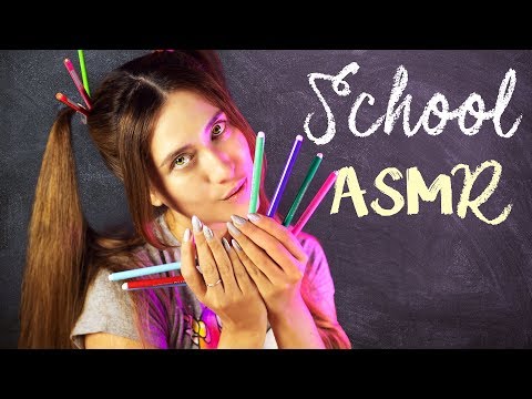 Asmr en la escuela para relajarte | ASMR Español | Asmr with Sasha