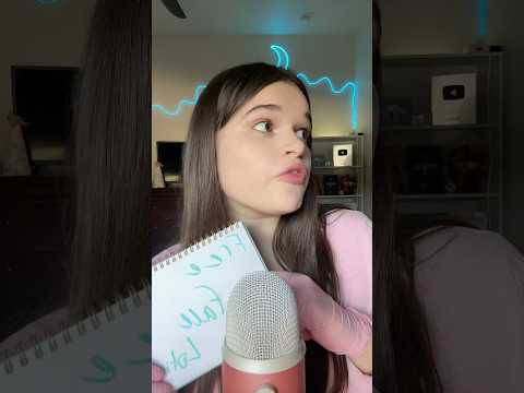 ASMR Fizzy Face Lotion Roleplay #tingles #triggersforsleep #asmrtriggers