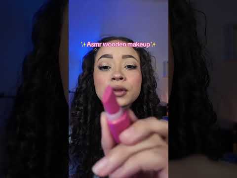Wooden makeup #asmr