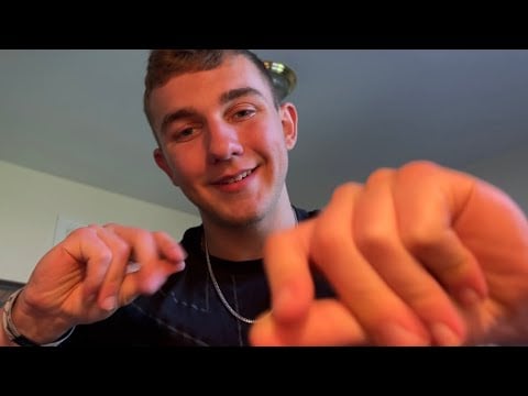 Fast aggressive lofi ASMR hand sounds and up close visuals