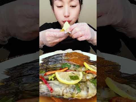 🦐🍜💫🔥😋 Epic seafood boil mukbang soft crunch! #EpicSeafood #먹방모드