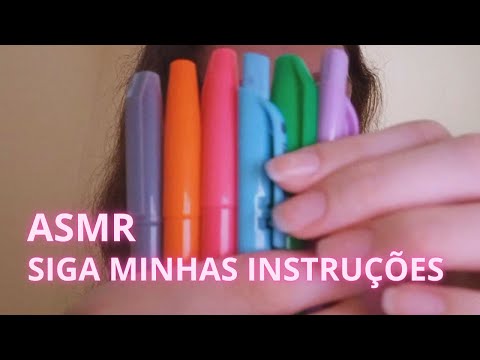 ASMR CASEIRINHO - SIGA AS MINHAS INSTRUÇÕES / TESTE DE INTUIÇÃO - Camila ASMR