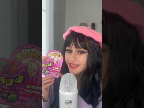 ASMR| Trying SOUR candy?! #shortsfeed #shorts #asmr #asmrsounds #asmreating #cosplayer #cosplay