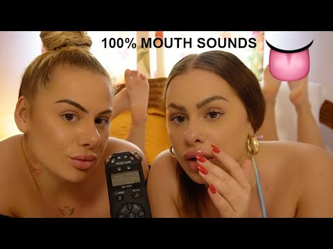 ASMR BRUITS DE BOUCHE QUI VONT TE METTRE KO (100% mouth sounds, inaudible, kiss, gloss ... )