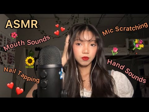 ASMR|Mouth Sounds/Hand Sounds/Nail Tapping(Fast & Aggressive)