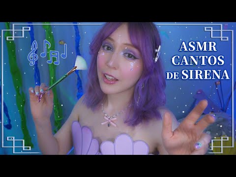 ⭐Te CANTO para que DUERMAS Bien ✨☽ ASMR Cantos de SIRENA🧜‍♀️
