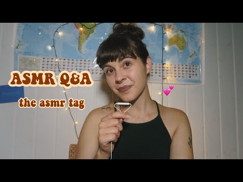 ASMR q&a ~ the asmr tag ( lofi & whispered)