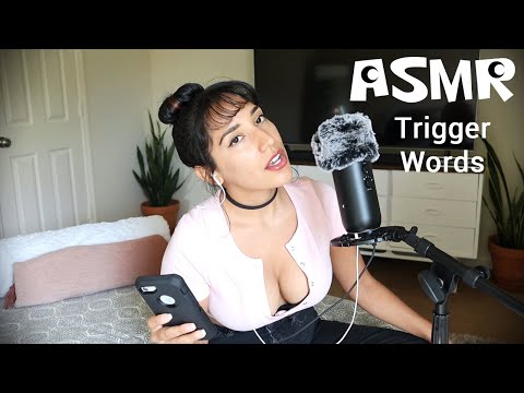 ASMR Trigger Words to Help You Sleep | Tingles | Deep Relaxation