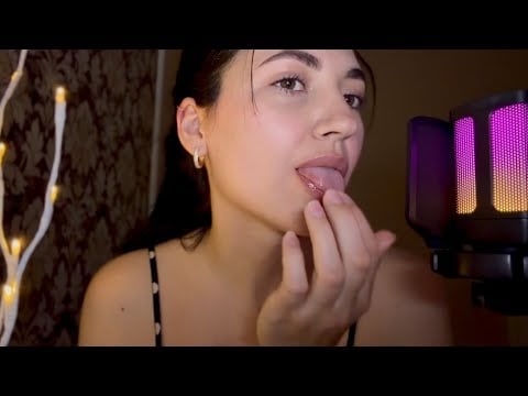 Асмр🩵мокрі пальчики, макіяж💧Asmr gentle spit painting, makeup on you🎨