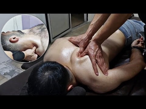 ASMR Face & Neck & Back Massage | Detailed Techniques and Deep Pressure