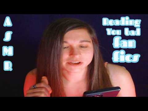 ASMR Soft Whispers |Reading You Bad Fan-Fictions|