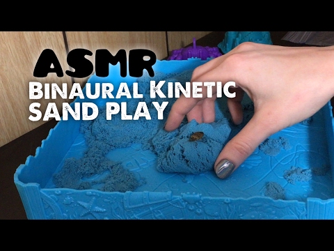 ASMR BINAURAL KINETIC SAND PLAY