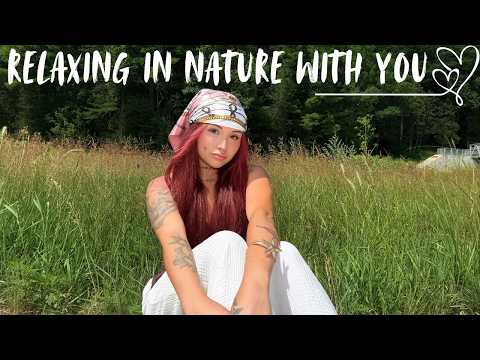 ASMR in the woods 🌿🪵 (Nature sounds,Water sounds,Hands mouvements,Lofi & more)