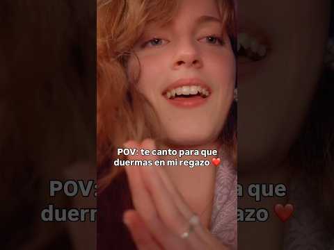 ✨TE CANTO para que DUERMAS en mi regazo ❤️#ASMR #roleplay