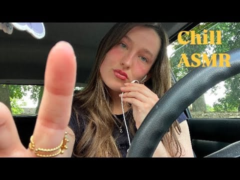 *ASMR* in my car 🚗 tingly whispers and personal attention 🤗
