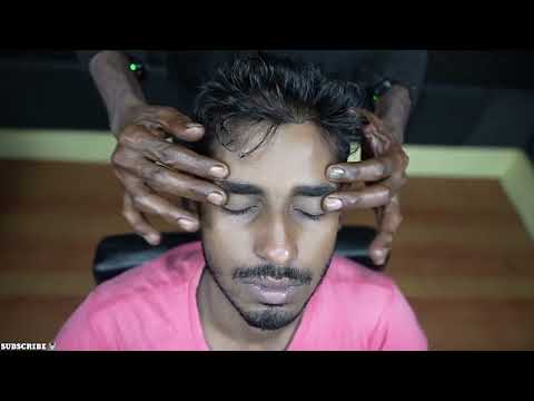 ASMR Sleep Therapy By Old School Uncle Barber | Forehead Tapping | Ear Massage | Head Scratching