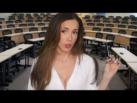 ASMR RUDE COLLEGE PROFESSOR FAILS YOU | Soft Spoken, Pen Clicking, Inaudible Whispering...