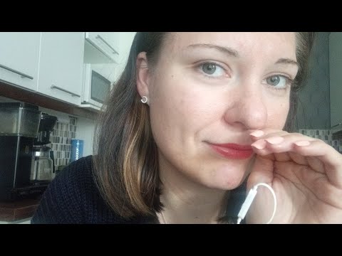 ASMR- Spontaneous trigger words ramble in a cupped whisper