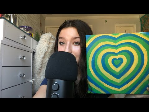 ASMR// showing u my paintings 🌞🖼