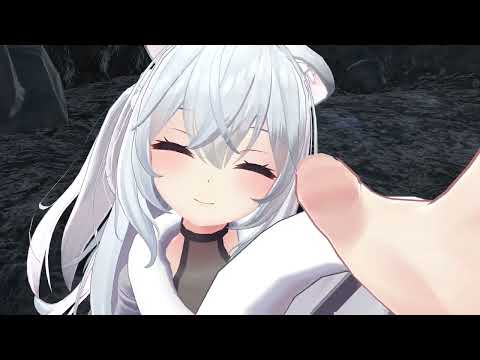 [ASMR-VRC] Cute Arctic Fox takes you to her Den (Hand Movements, Ear Blowing, HeadPats) - No talking