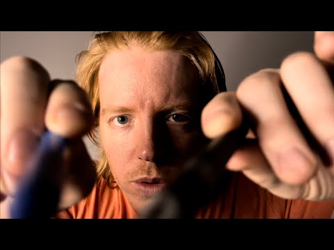 Fast and Chaotic ASMR Drawing On Your Face